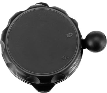 JEXOWIQ Soporte de Montaje con Ventosa para Coche compatible Tomtom Start 20 25 60 Accesorio GPS de la Serie Via Soporte de Montaje para Coche Negro