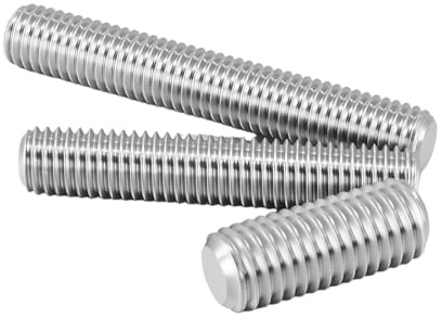 M3 M4 M5-M20 Gewindestange 304 Edelstahl, Schraubendurchmesser 30–300 mm, vollständig metrisch, ohne Kopf, Bolzen, Gewinde, Bolzenstangen, Schrauben, 1–20 Stück(40mm,M6 (5pcs))