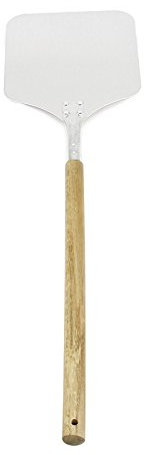 Kukoo - Pala per Pizza in Alluminio e Manico in Legno 83cm x 22cm per Forno da Pizza Elettrico e Forno a Legna