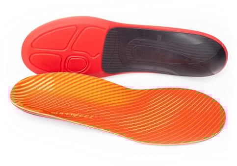 Superfeet Run Einlegesohlen zur Schmerzlinderung - Support für hohe Fußgewölbe, EU 42 – 44