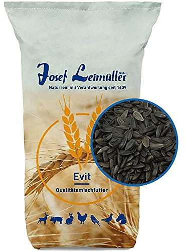 Leimüller Sonnenblumenkerne schwarz 5kg Wildvogelfutter Wildvögel Vögel | Mehrfach gereinigt, Ambrosia kontrolliert, für körnerfressende Vögel, Ganzjahresfutter
