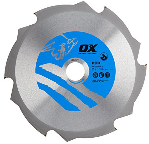 OX Fibre Cement Cutting Blade - 6 Teeth - 235/30mm