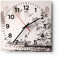 Modern Wanduhr Bambus schwarz China 40x40cm Quadrat Groß Wand Uhr Glas Analog Zimmeruhren Küche Büro Wohnzimmer Glasuhr Wall Clock Dekoration Design Wanddekoration Küchenuhr C4AC40x40-3116