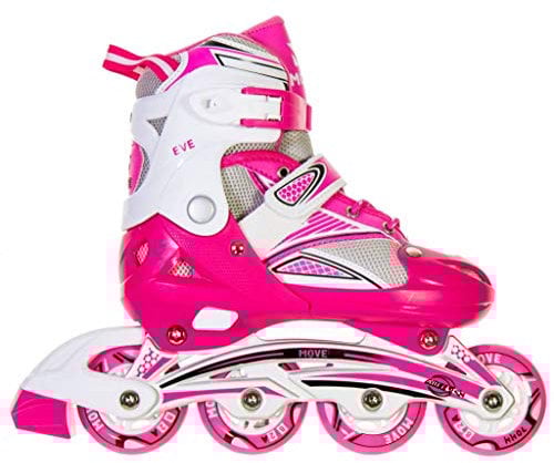 Move Pattini in Linea Eve Ragazze Rosa Taglia 38/41