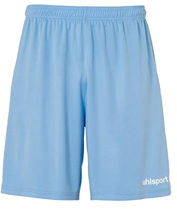 uhlsport Herren Shorts Center Basic Shorts, Skyblau/Weiß, M, 100334219