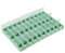 50Pcs Green Electronic Components Parts Mini Storage Case SMT SMD Container Box with Transparent Lids