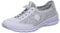 Rieker Damen Frühjahr/Sommer N22M6 Slipper, Weiß (Weiss/Weiss-Silber/Silverflower/ 80 80)