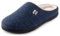 RockDove Pantofola Uomo Tipo Zoccolo con Schiuma Memory e Fodera in Pile Sherpa, 42/43 EU, Blu Navy