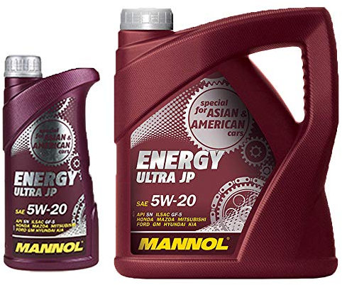 5 + 1 Liter, MANNOL Energy Ultra 5W-20 Motoröl
