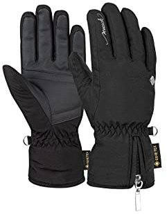 Reusch Damen Handschuh Selina GTX, Black/Silver, 6.5, 6031331