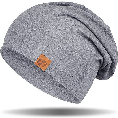 HASAGEI Mütze Damen Leicht Weich Unisex Slouch Beanie Elastisch Mütze Herren für alle Jahreszeiten
