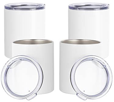 Craft Express Sublimationsbecher aus Edelstahl, 284 ml, mit Wärmepresse