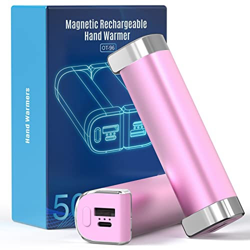 Gabless Elektrischer Handwärmer 5000mAh 2er Set, Wiederverwendbarer Taschenwärmer für Kinder, Outdoor, Wintergeschenk für Frauen und Männer