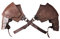 Harilla Mittelalterlicher Schulterschutz aus Kunstleder, Schulterschutz, verstellbar, Steampunk, Wikinger, spartanischer Krieger, Schulterschutzumhang, Halloween Kostümzubehör für Mottoparty, Brown