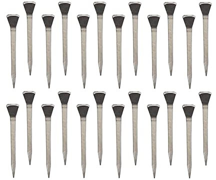 UOIENRT 250 clavos de herradura E5, clavos de herradura de acero inoxidable para asegurar firmemente