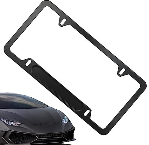 Kfz-für den Außenbereich | Rostfreie Kennzeichenabdeckung, Auto-Tag-Rahmen, rostfreier Nummernschild-Rahmen | Vorderer und hinterer Plattenständer für Schlafzimmer, Garage, Anhänger, Auto, Baok
