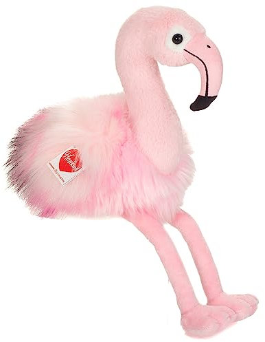 Teddy Hermann Herzekind 93952 Flamingo Flora 35 cm, Kuscheltier, Plüschtier mit recycelter Füllung