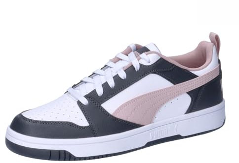 PUMA Rebound V6 Low, Sneaker Unisex - Adulto, Strong Gray Mauve Mist White, 42 EU