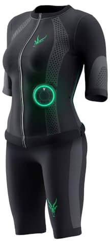 Antelope Evolution Damen EMS Anzug Größe S, EMS Komplettsystem für effektives Ganzkörpertraining, Fitnessgerät für Zuhause oder im Studio, Heimtrainer, unterstützt beim Abnehmen und Muskelaufbau