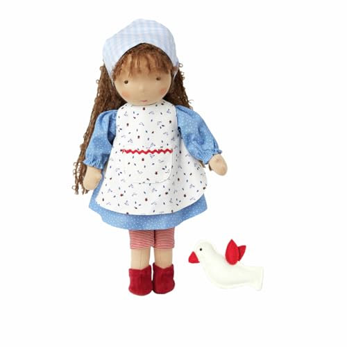 Käthe Kruse Waldorfpuppe Tilda I Spielpuppe mit angedeuteten Gesichtszügen für Kinder ab 0 Jahre I Zertifizierte Waldorfpuppe zur Förderung von Kreativität und Empathie