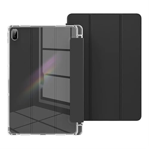 Pencil Holder Cover For Lenovo Tab P11 Pro Tablet Case For Lenovo P11 M10 Plus 3rd 10.6 For Xiaoxin Pad 2022 2024 11 Silicone Funda Case (Color : Black, Size : M10Plus 3Gen TB-128)