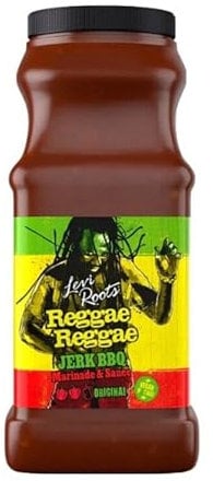 Jerk Barbecue Sauce 1 Litre. Levi Roots Reggae Reggae Marinade and sauce - Vegetarian & Vegan