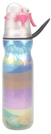 Wizoowip Travel Water Bottle Dehp-free 590ml Mist Spray Insulated Leak-proof Bpa-free Portable Sports for Men Women Large Capacity Drinking Cup Gym Workout 3 E One Size