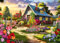 Puzzles 1000 Pieces Age 12+ for Adults jigsaw puzzles for adults 1000 Piece Puzzle Educational Games-House of Flowers-Home Decoration Puzzle