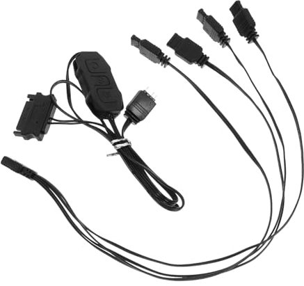 UKCOCO Controller Di Illuminazione Rgb Per Pc Modding 4 Con Adattatore Nero Controller Per Pc Desktop