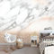 Fototapete Marmor Roségold-Glitzer 350 x 256 cm für Wohnzimmer Schlafzimmer Flur Vlies Tapete Moderne Wandtapete Vliestapete Motivtapeten