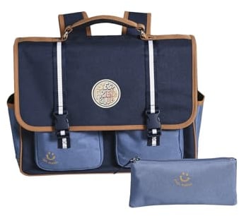 VERTBAUDET Cartable Garçon Trousse School bleu TU