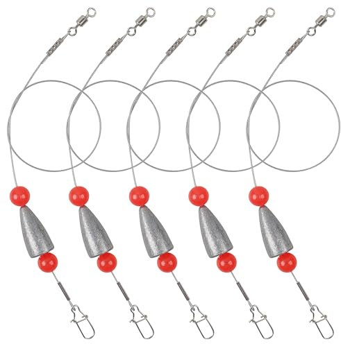 Angeln Vorfächer mit Angelgewichte Angeln Gewichte Rigs Texas Pre Rigged Carolina Ready Rig Vorfachtakelung Angelgewichte Angelgerät(20g)