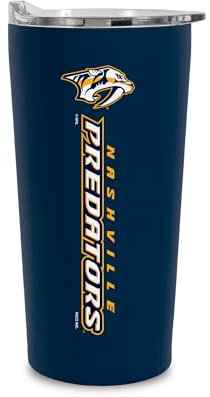 Rico Industries NHL Hockey Nashville Predators Trinkbecher, weich, griffig, 530 ml