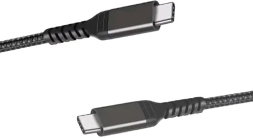 USB-C Braided Cable 1m, PD 100W, Fast Charging Data Cable, Type C to Type Cable for Samsung Ultra 25, iPhone 16, Tablets, Docks, Laptops