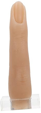 CRILSTYLEO Silicone Fake Nail Training Finger Flexibles Nagelmodell Für Maniküre-übungen Waschbar Und Wiederverwendbar Für Nail Art Und Nageldesign-anfänger