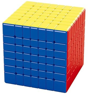 XMDCuber Moyu Meilong 7M Speed Cube 7x7 Magnetic Stickerless, Meilong 7x7 M V2 Magnetic 7x7x7 Magic Cube