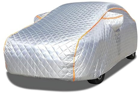 Hagelschutz Auto Abdeckplane für Trabant P 601,Autoschutzhülle Auto Plane Abdeckung Outdoor Vollgarage Autoplanen Garagen UV-Schutz Wetterfeste Staubdicht