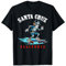 Santa Cruz California Skater – Skeleton Summer Skating Lover T-Shirt