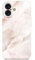 ONEFLOW Bliss Cover für iPhone 16 Hülle in Marmor Optik, Designer Case Handy Schutzhülle mit Kameraschutz, Muster Hardcase Glitzer Handyhülle marmoriert, Creme Rosa