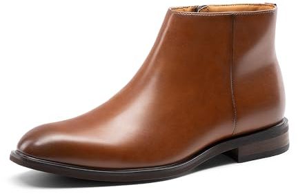 Bruno Marc Men's Chelsea Ankle Boots | Work and Fashion, Walking and Comfort Casual Business Leather Shoes