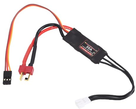 Fafeims Electric Motor Controller Without Broom Adjustable 30A with Sinusoidal Startup, Ideal for 1224,1621,2204 Motors, Smooth Transitions for DIY Projects, 1 X Manual