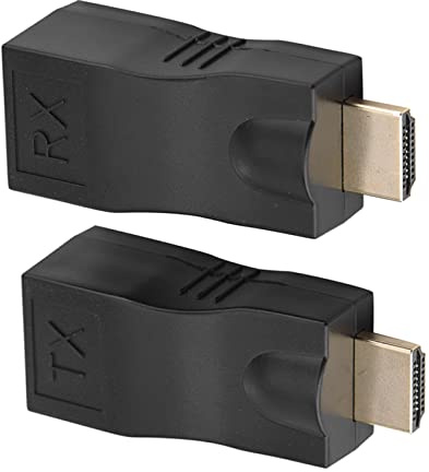 Hamwesh Single Extender Converter Repeater over CAT6, 30M Transmission Distance for Lossless TV Signal