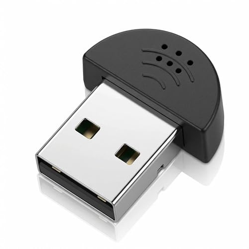 Aurum Mini Mikrofon USB Mikrofon, Mini Mic für Laptop PC – Plug & Play Audio-Upgrade für Home Office & Zoom – Ultra-Kompakt & Klarer Klang