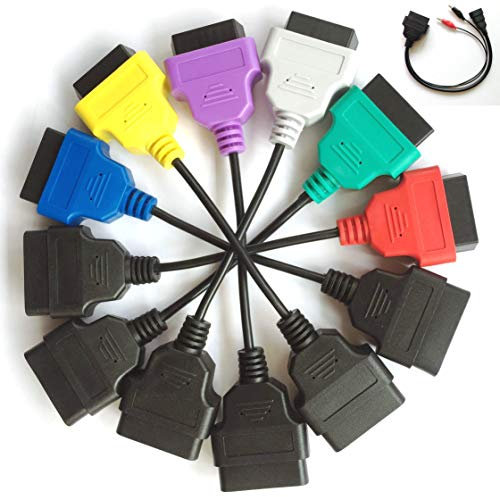 OBD Kit cavo Adattatore A1 A2 A3 A4 A5 A6 Cavo Diagnostico a 3 pin OBD2 per il Collegamento Diagnostico Delle Auto Della Serie Italiana
