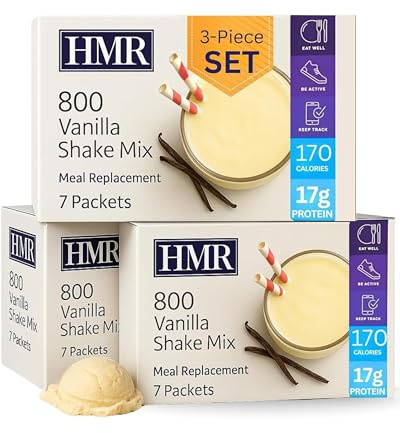 HMR 800 Vanilla Meal Replacement Shake Mix, 21 Servings