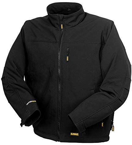 DEWALT DCHJ060ABB-L Heated Soft Shell Jacket, L, Black