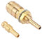 M6 Conector rápido Juego Adaptador rápido Adaptador de gas refrigerado por agua Manguera para antorcha soldadora MIG TIG Racor para antorcha(Dorado)