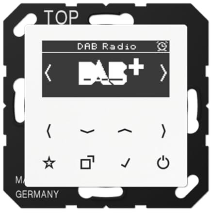 Jung DABAWW Smart Radio DAB+ Alpinweiß Serie A/AS