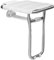 LXYYSG Aocay Duschklappsitz, Duschstuhl Klappbar Wandmontage Duschhocker Duschhilfe Duschsitz Rutschfester, für Schwangere, Senioren, Behindert
