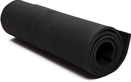 Schwarze EVA-Schaumstoffplatten, Rolle für Cosplay-Schaumstoff, 6 mm, 34,8 x 99,1 cm